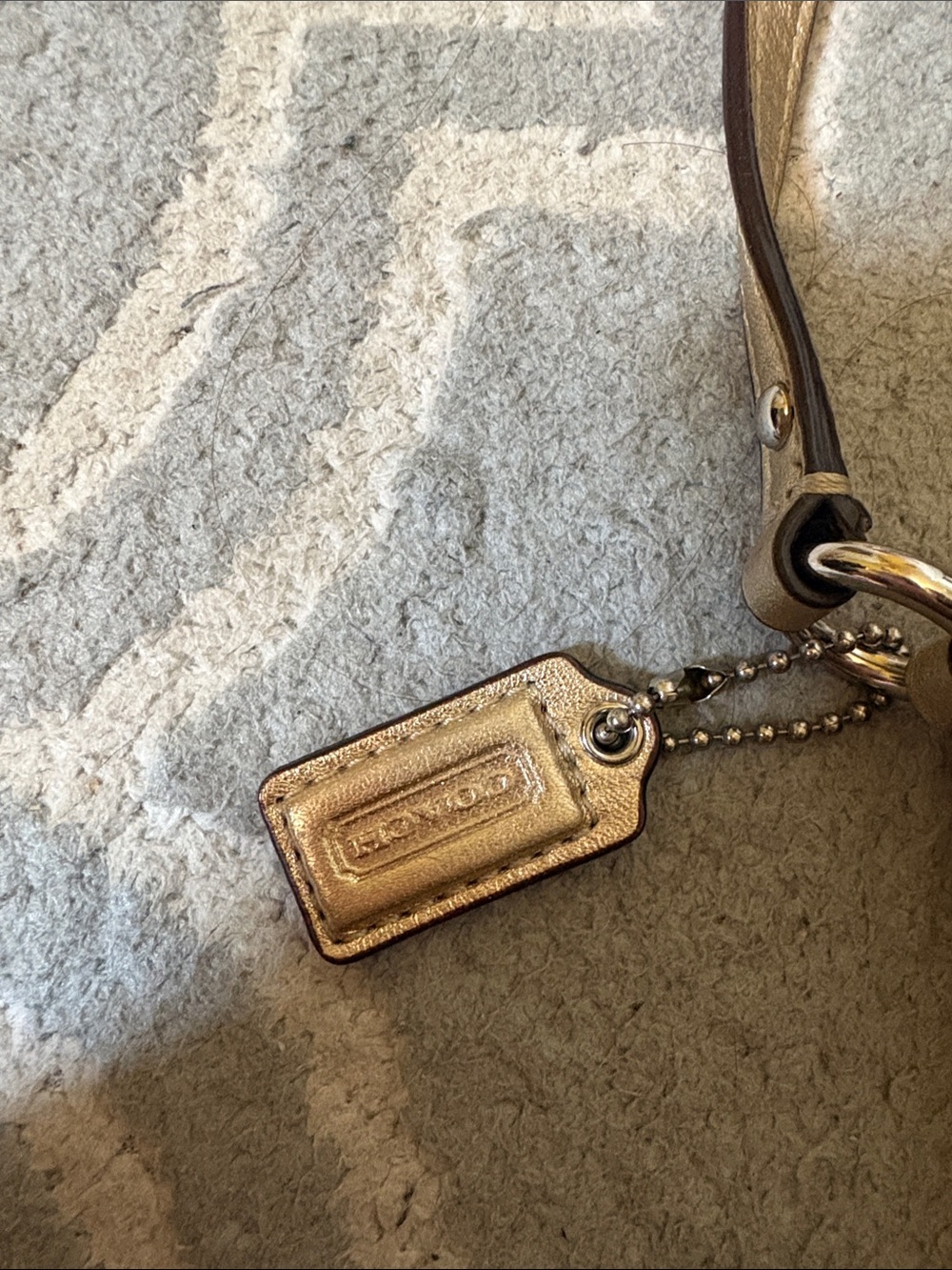 Coach Multicolor Signature Shoulder Bag - Pink, Navy & Olive - Picture 3 of 5
